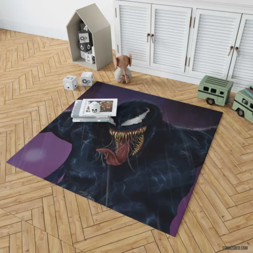 Venom Marvel Mysterious Symbiote Comic Rug 1