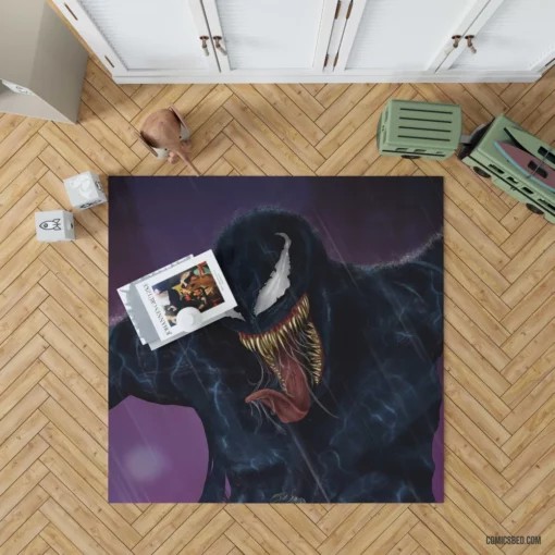 Venom Marvel Mysterious Symbiote Comic Rug