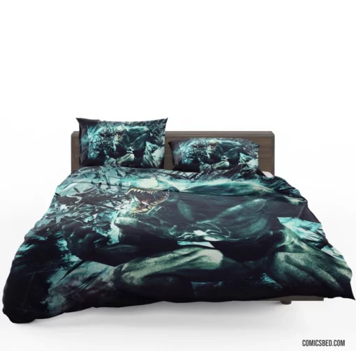 Venom Marvel Relentless Symbiote Comic Bedding Set