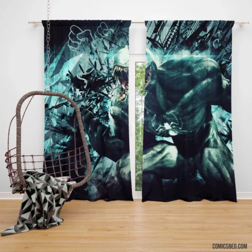 Venom Marvel Relentless Symbiote Comic Curtain