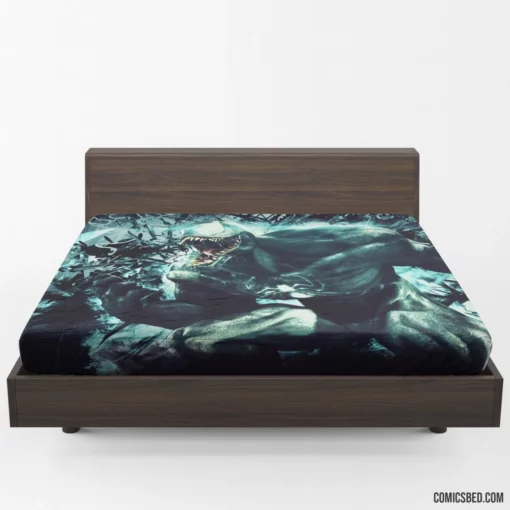 Venom Marvel Relentless Symbiote Comic Fitted Sheet