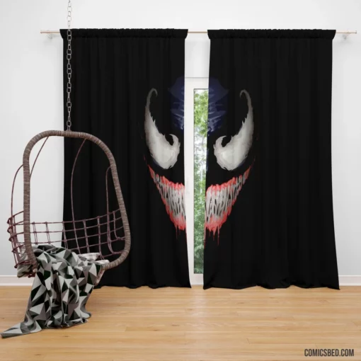 Venom Marvel Sinister Comic Curtain