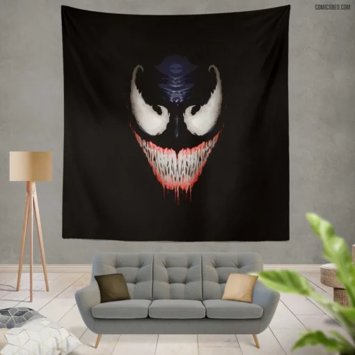 Venom Marvel Sinister Comic Wall Tapestry