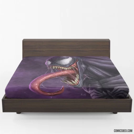 Venom Marvel Sinister Creature Comic Fitted Sheet