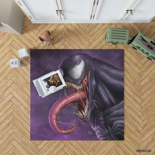 Venom Marvel Sinister Creature Comic Rug