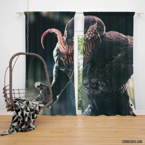 Venom Marvel Sinister Enigma Comic Curtain