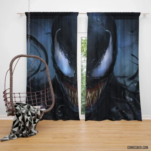 Venom Marvel Sinister Force Comic Curtain