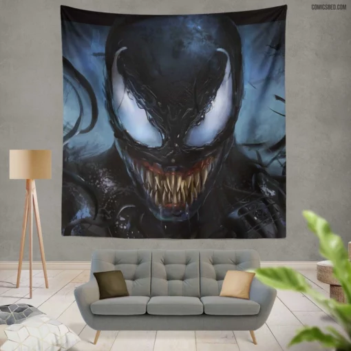 Venom Marvel Sinister Force Comic Wall Tapestry