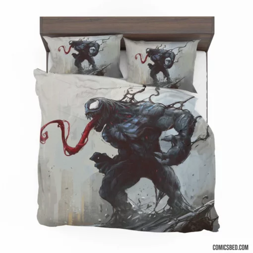 Venom Marvel Sinister Symbiosis Comic Bedding Set 1