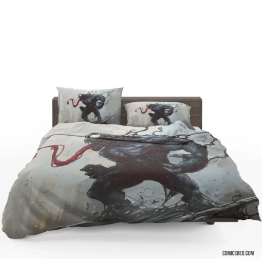 Venom Marvel Sinister Symbiosis Comic Bedding Set