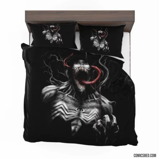 Venom Marvel Sinister Symbiote Exploits Comic Bedding Set 1