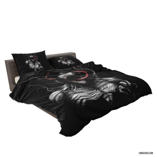 Venom Marvel Sinister Symbiote Exploits Comic Bedding Set 2