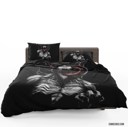 Venom Marvel Sinister Symbiote Exploits Comic Bedding Set