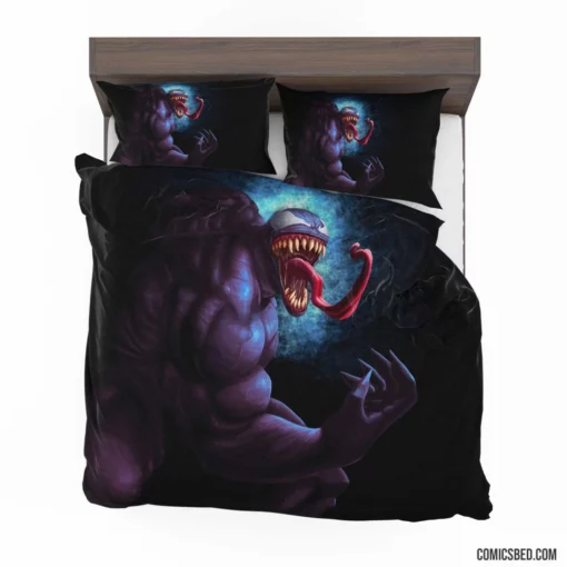 Venom Marvel Sinister Symbiote Unleashed Comic Bedding Set 1