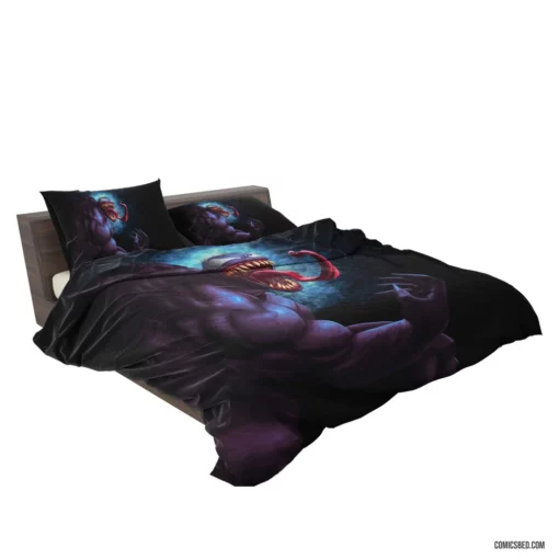 Venom Marvel Sinister Symbiote Unleashed Comic Bedding Set 2