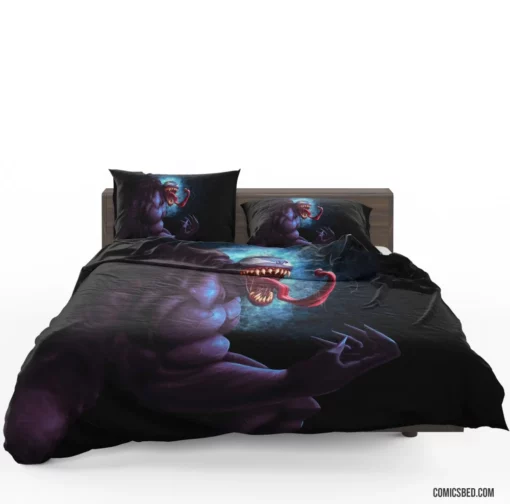 Venom Marvel Sinister Symbiote Unleashed Comic Bedding Set