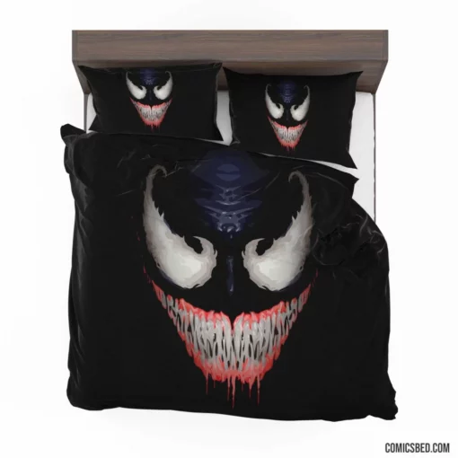 Venom Marvel Symbiote Showdown Comic Bedding Set 1