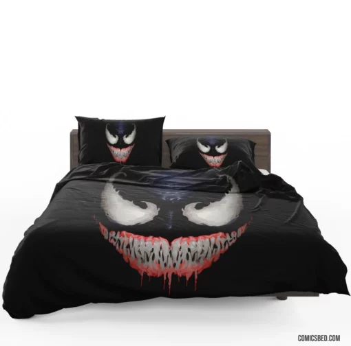 Venom Marvel Symbiote Showdown Comic Bedding Set