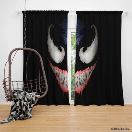 Venom Marvel Symbiote Showdown Comic Curtain