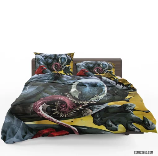 Venom Marvel Symbiotic Antihero Comic Bedding Set