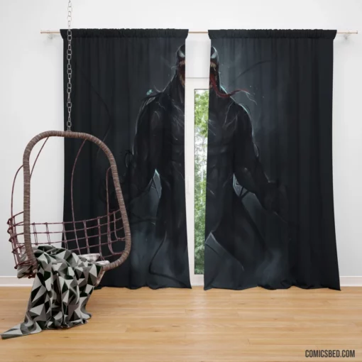 Venom Marvel Symbiotic Force Comic Curtain