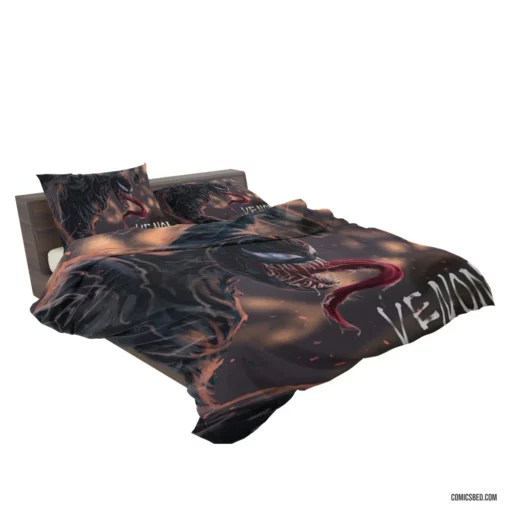 Venom Marvel Symbiotic Threat Comic Bedding Set 2