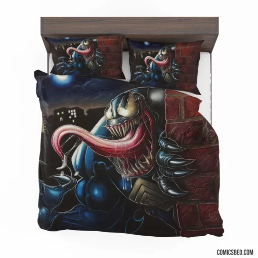 Venom Marvel Symbiotic Villain Comic Bedding Set 1