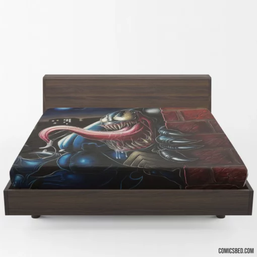 Venom Marvel Symbiotic Villain Comic Fitted Sheet