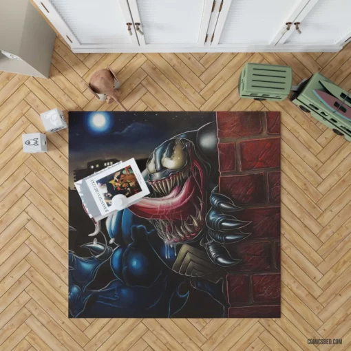 Venom Marvel Symbiotic Villain Comic Rug