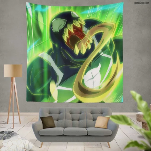 Venom Marvel Tantalizing Temptation Comic Wall Tapestry