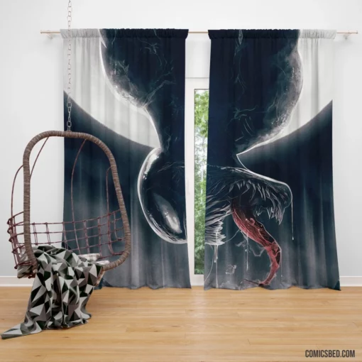 Venom Marvel Vicious Symbiote Adventures Comic Curtain