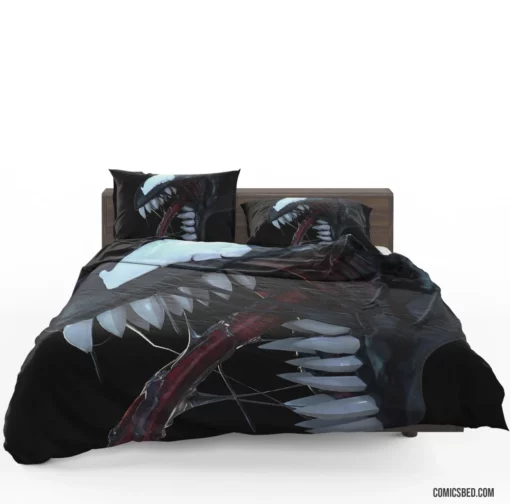 Venom Marvel Vicious Symbiote Saga Comic Bedding Set