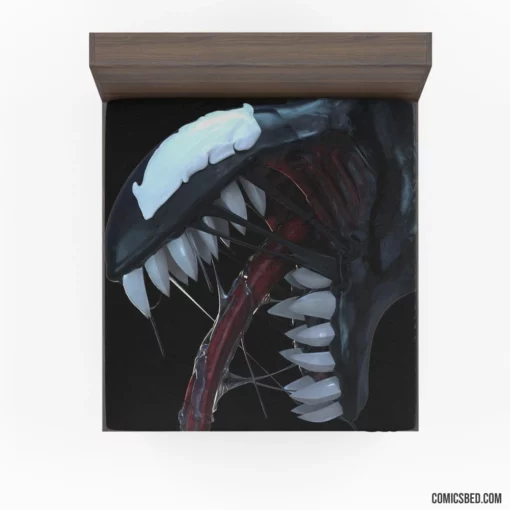 Venom Marvel Vicious Symbiote Saga Comic Fitted Sheet 1