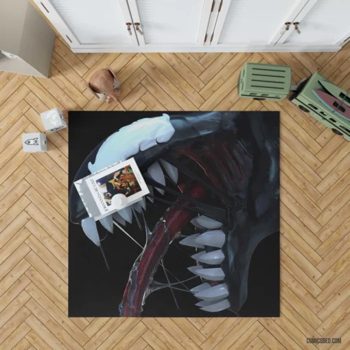 Venom Marvel Vicious Symbiote Saga Comic Rug