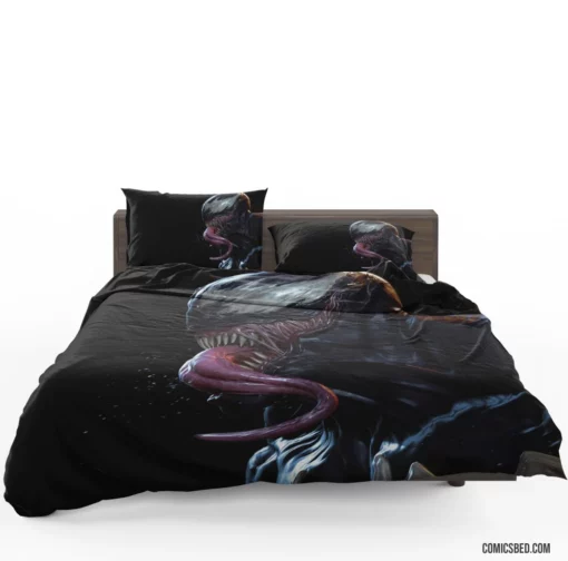 Venom Marvel Vicious Symbiote Unleashed Comic Bedding Set