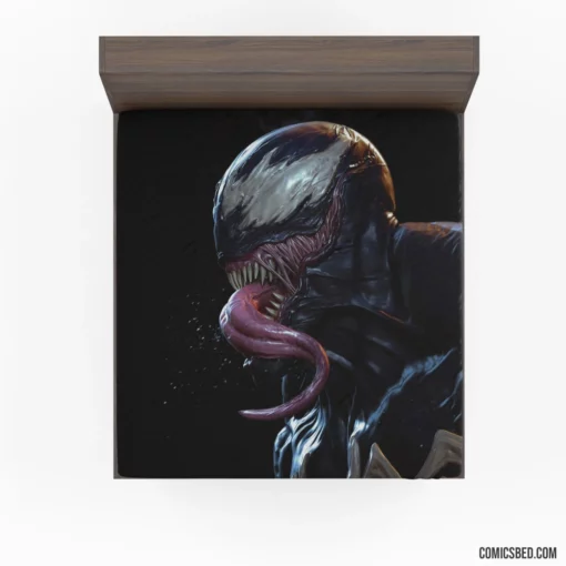 Venom Marvel Vicious Symbiote Unleashed Comic Fitted Sheet 1