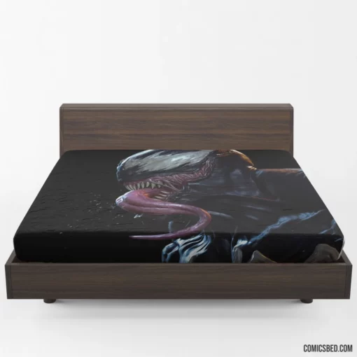 Venom Marvel Vicious Symbiote Unleashed Comic Fitted Sheet