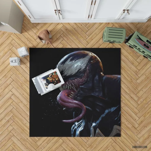 Venom Marvel Vicious Symbiote Unleashed Comic Rug