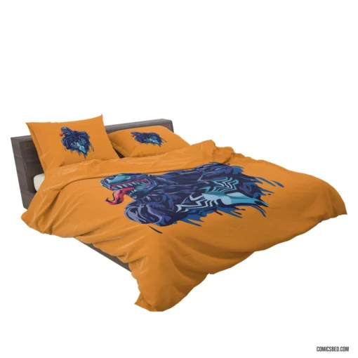 Venom Minimalist Marvel Menace Comic Bedding Set 2