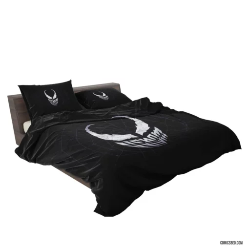 Venom Minimalist Sinister Symbol Comic Bedding Set 2