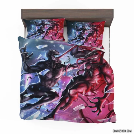 Venom Riot Marvel Symbiote Comic Bedding Set 1