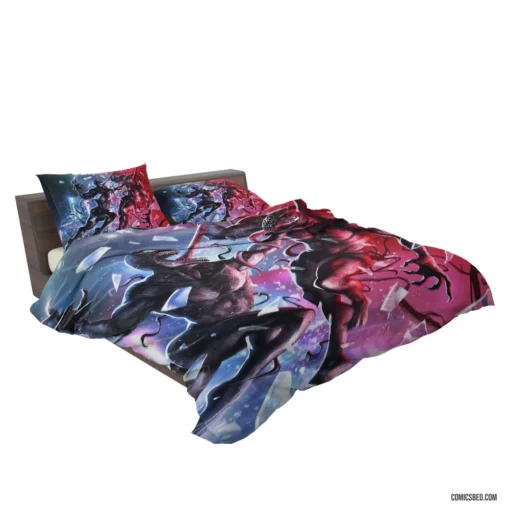 Venom Riot Marvel Symbiote Comic Bedding Set 2