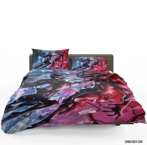 Venom Riot Marvel Symbiote Comic Bedding Set