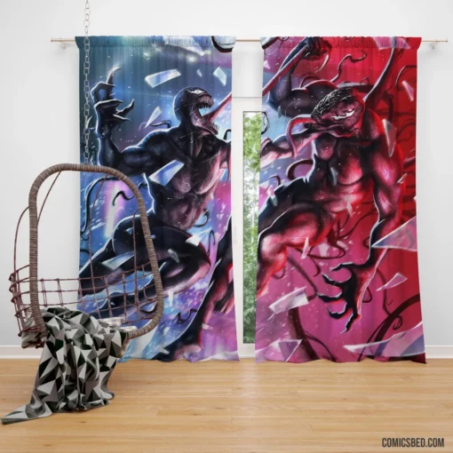 Venom Riot Marvel Symbiote Comic Curtain