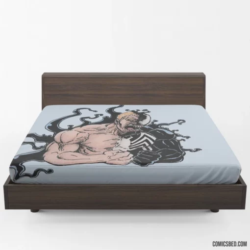 Venom Sinister Symbiote Comic Fitted Sheet