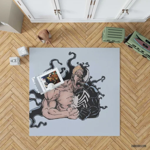 Venom Sinister Symbiote Comic Rug