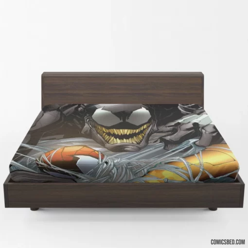 Venom Spider-Man Lethal Encounter Comic Fitted Sheet