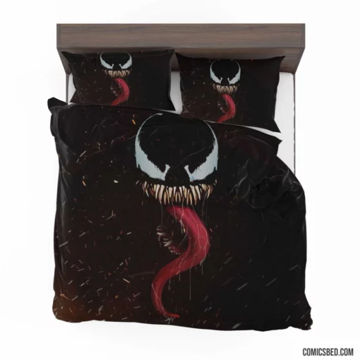 Venom Symbiote Dark Evolution Comic Bedding Set 1