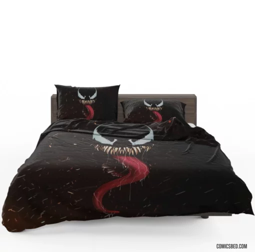 Venom Symbiote Dark Evolution Comic Bedding Set