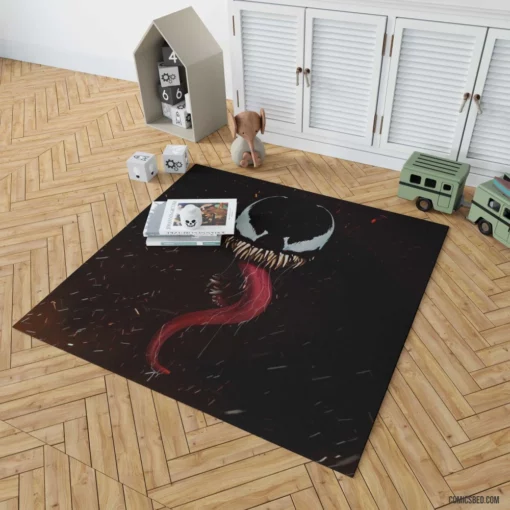 Venom Symbiote Dark Evolution Comic Rug 1